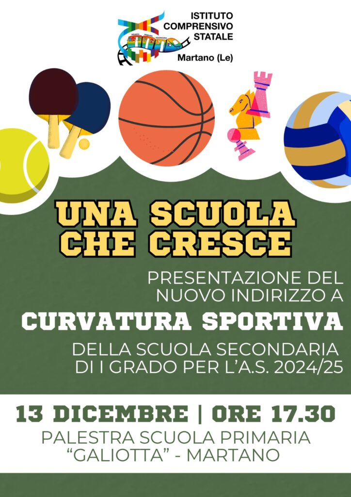 indirizzo curvatura sportiva
